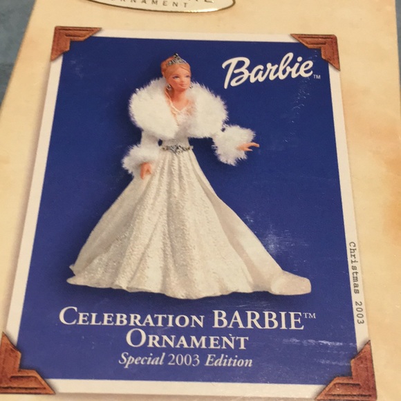 Hallmark Celebration Barbie Ornament NEW Special 2003 keepsake Collectors Series - Picture 2 of 6